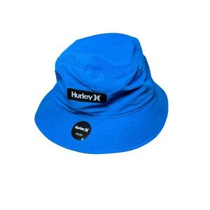 Hurley Youth Blue Bucket‎ Hat UPF 50 Sun Protection